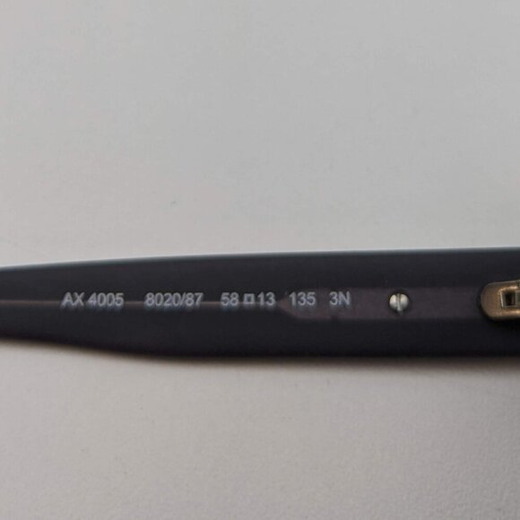 🕶️Armani Exchange AX 4005 8020/87 Sunglasses 58/13 135 /YHG741​ - Picture 4 of 6